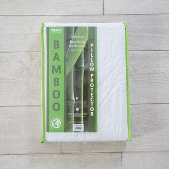 Pillow Talk Eco Living Bamboo Pillow Protector by Hilton offer