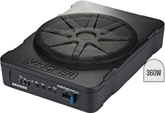 Autobarn Kicker 10” Hideaway Subwoofer with Built in Amplifier offer