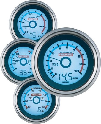 Autobarn 10% off Redarc 52MM Gauges offer
