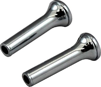 Autobarn TFI Racing Chrome Head Door Lock Knobs offer