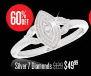 Shiels Silver 7 Diamonds offer