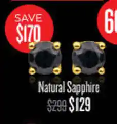 Shiels Natural Sapphire offer