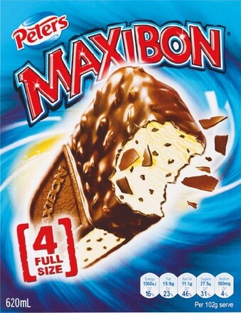 Peters Maxibon 620ml Pk 4
