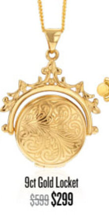 Shiels 9ct Gold Locket offer