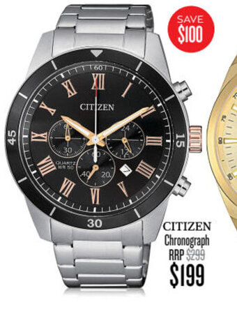 Shiels Citizen Chronograph offer