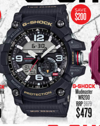 Shiels G-Shock Mudmaster WR200 offer