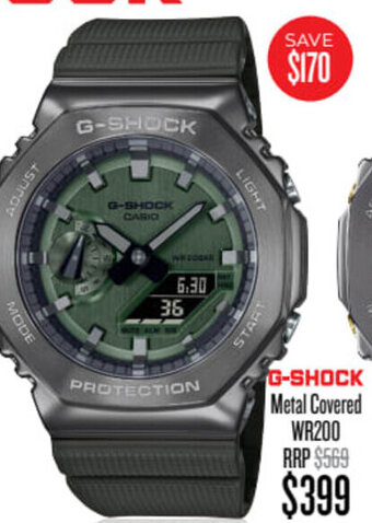 Shiels G-Shock Metal Covered WR200 offer