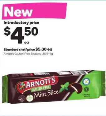 Woolworths Arnott's Gluten Free Biscuits 130-144g offer