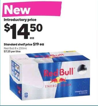 Woolworths Red Bull 8 x 250ml offer