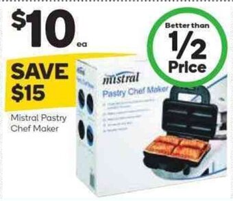 Woolworths Mistral Pastry Chef Maker offer