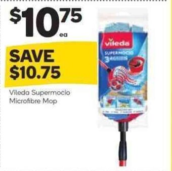 Woolworths Vileda Supermocio Microfibre Mop offer