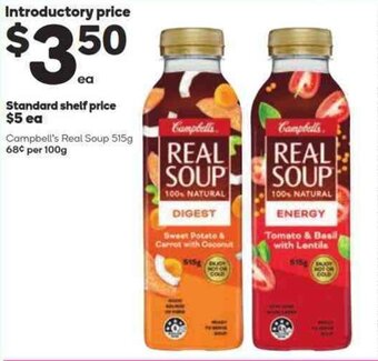 Woolworths Campbell's Real Soup 515g offer