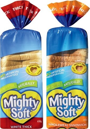 IGA Mighty Soft Bread 650-700g Selected Varieties offer