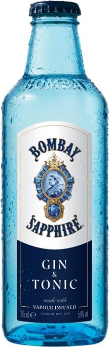Bombay Sapphire Gin & Tonic 5.4% 4 Pack