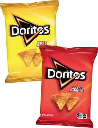 IGA Doritos Corn Chips 150-170g Selected Varieties offer