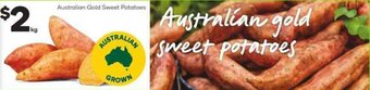 Woolworths Australian Gold Sweet Potatoes offer