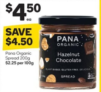 Woolworths Pana Organic Spread 200g offer