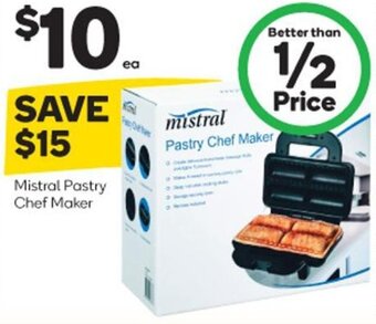 Woolworths Mistral Pastry Chef Maker offer