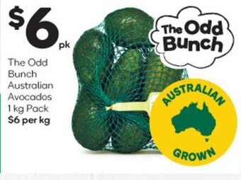 Woolworths The Odd Bunch Australian Avocados 1 kg Pack offer