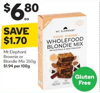 Mt Elephant Brownie or Blondie Mix 350g