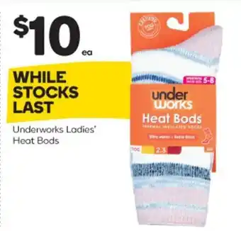 Woolworths Underworks Ladies' Heat Bods offer