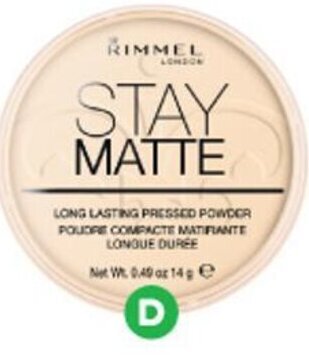 Woolworths Rimmel Stay Matte Pressed Powder 14g offer