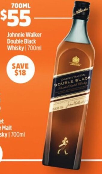Woolworths Johnnie Walker Double Black Whisky 700ml offer