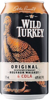 Woolworths Wild Turkey Bourbon & Cola Cans 10x375ml offer