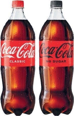 Coles Coca-Cola, Fanta or Sprite Soft Drink 1.25 Litre offer