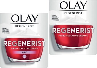 Coles Olay Regenerist Micro Sculpting Cream or Micro Sculpting Night Cream 50g offer