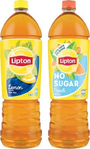 Coles Lipton Ice Tea 1.5 Litre offer