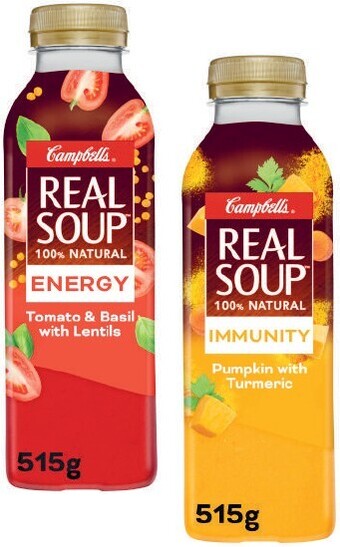 Coles Campbell’s Real Soup 515g offer