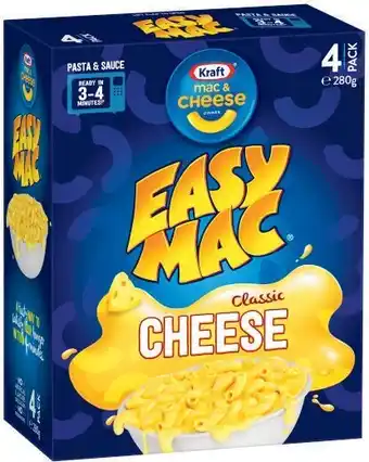 Coles Kraft Easy Mac 280g offer