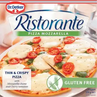 Coles Dr. Oetker Ristorante Gluten-Free Pizza 370g offer