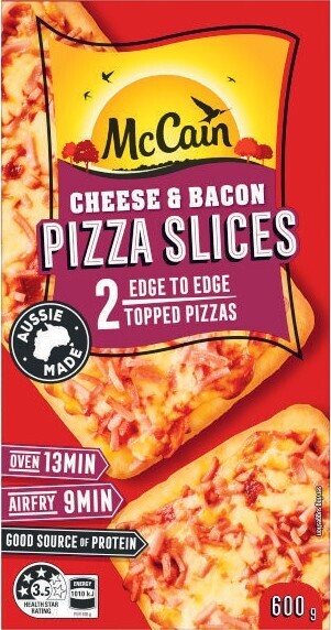 Coles McCain Pizza Slices 6 Pack 600g offer