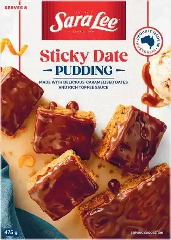 Coles Sara Lee Desserts 400g-475g offer