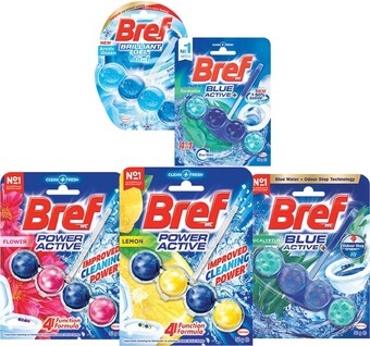 Coles Bref Colour, Brilliant Gel, Deluxe, Scent Switch or Pro Nature Toilet Cleaner 42g-50g offer
