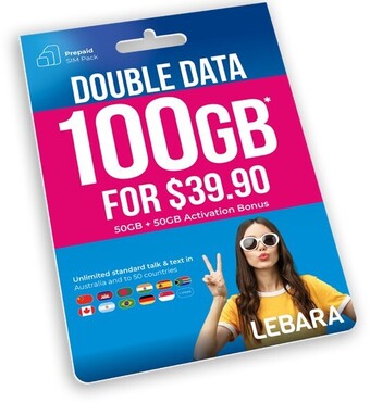 Coles Lebara $39.90 Starter Pack offer