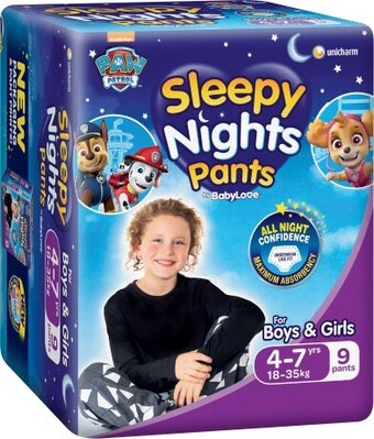 Coles BabyLove Sleepy Nights Pants 8 Pack-12 Pack offer