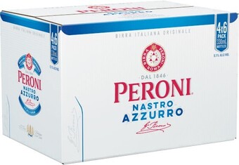 Coles Peroni Nastro Azzurro Bottles 24x330mL offer
