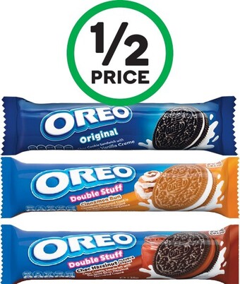 Woolworths Oreo Cookies 133-147g offer