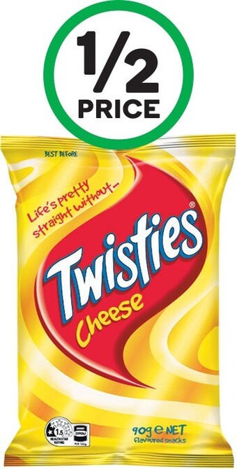 Woolworths Twisties 90g offer