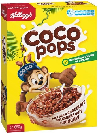 Woolworths Kellogg’s Coco Pops 650g offer