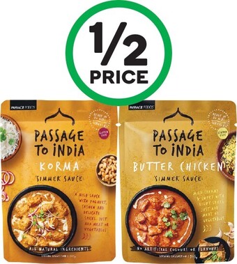 Woolworths Passage to India Simmer Sauce 375g offer