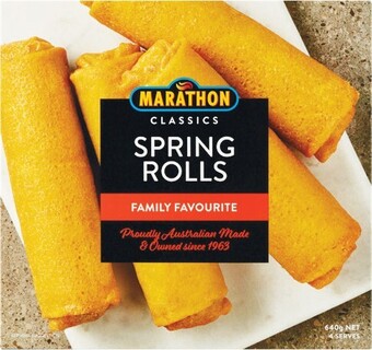Woolworths Marathon Spring Rolls 640g offer
