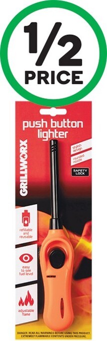 Woolworths Grillworx Push Button Lighter Pk 1 offer