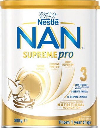 Woolworths Nestle NAN SUPREMEpro Stage 3 or 4 Baby Formula 800g – Limit of 2 per Customer offer