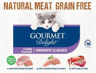 Woolworths Gourmet Delight Pk 12 x 80g offer