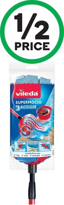 Woolworths Vileda Supermocio Microfibre Mop offer