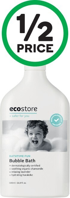 Woolworths Ecostore Baby Bubble Bath 500ml offer